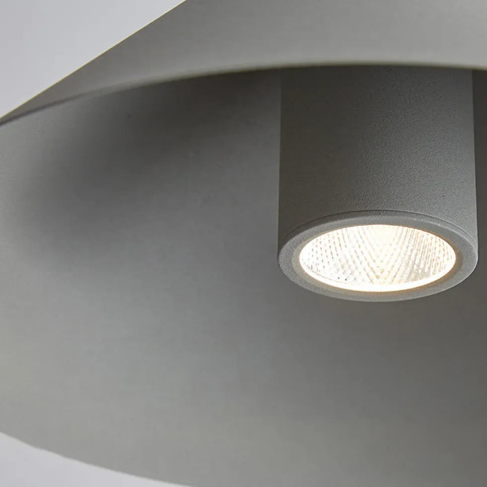 Grey Light Single Pendant For Kitchen Cone Carins Metal