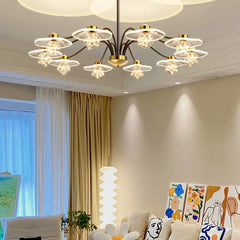 Chandelier For Bedroom Carins Metal & Acrylic Ip20