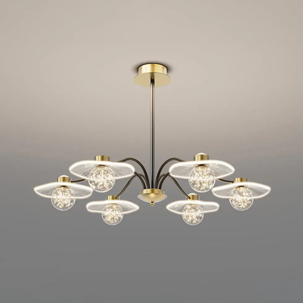 Chandelier For Bedroom Carins Metal & Acrylic Ip20