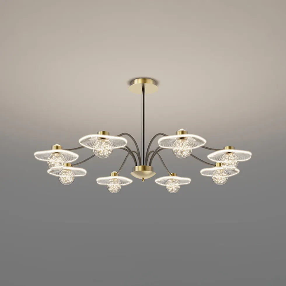 Chandelier For Bedroom Carins Metal & Acrylic Ip20