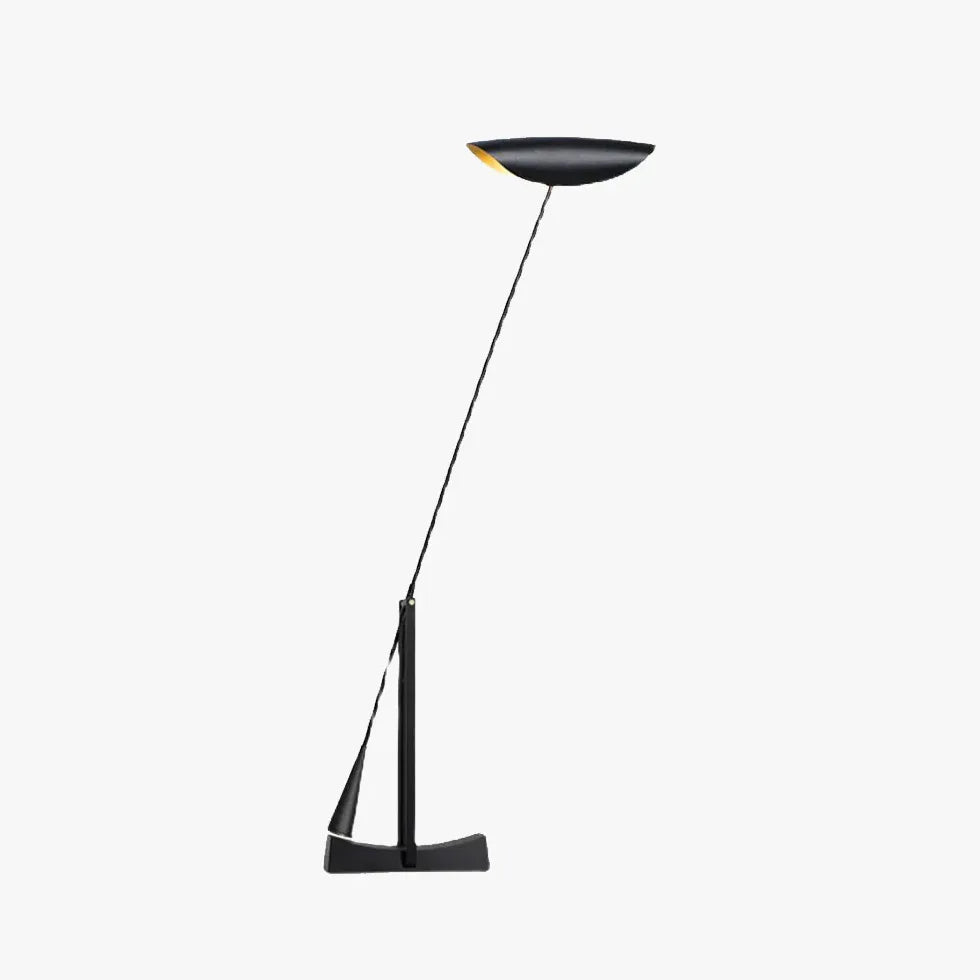 Black Floor Lamp For Living Room Linear Carins Metal & Iron Plug Ip20 Bi-pin