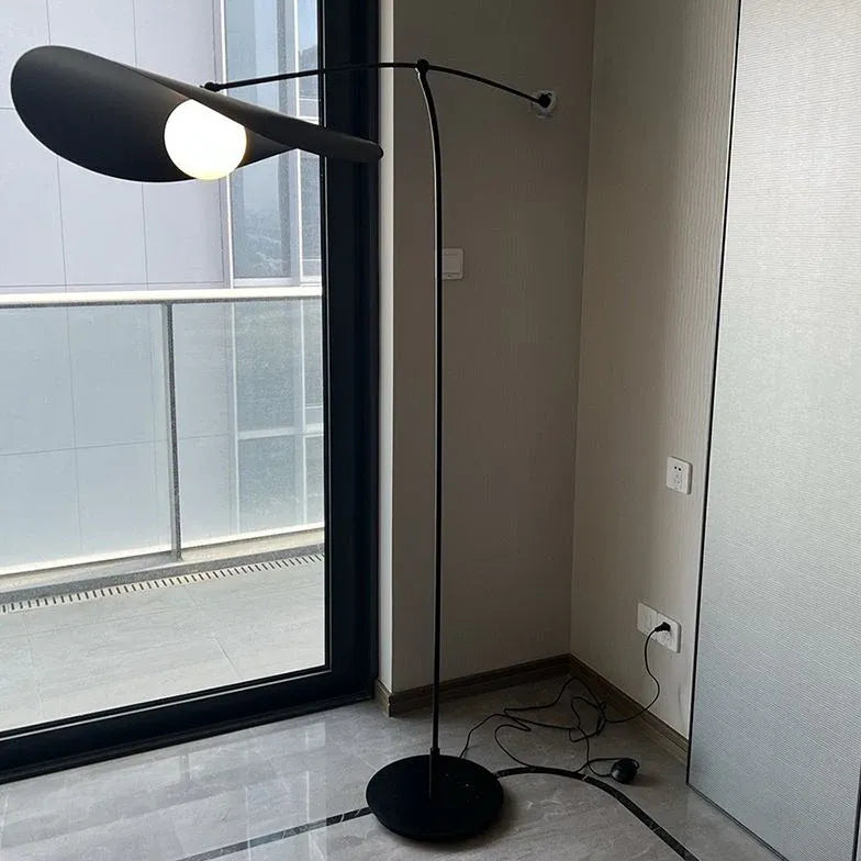 Black Floor Lamp For Living Room Linear Carins Metal Ip20