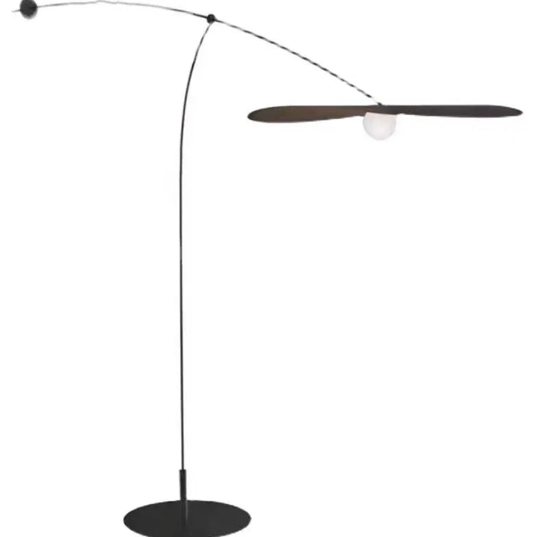 Black Floor Lamp For Living Room Linear Carins Metal Ip20