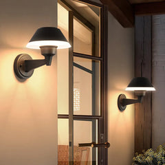 Black Outdoor Wall Light Carins Metal & Acrylic Outdoor Ip65 Led