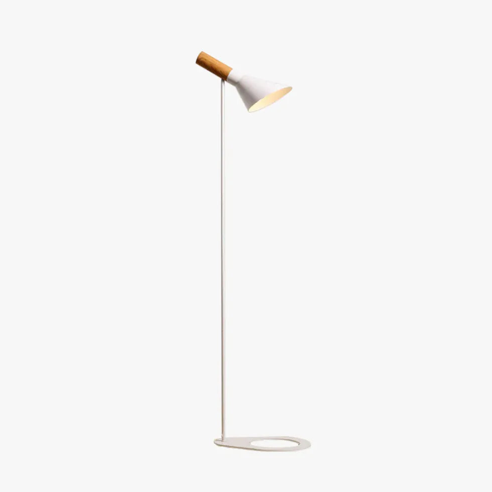 Black Floor Lamp For Study Room Carins Metal Three Colours Change Led Ip20