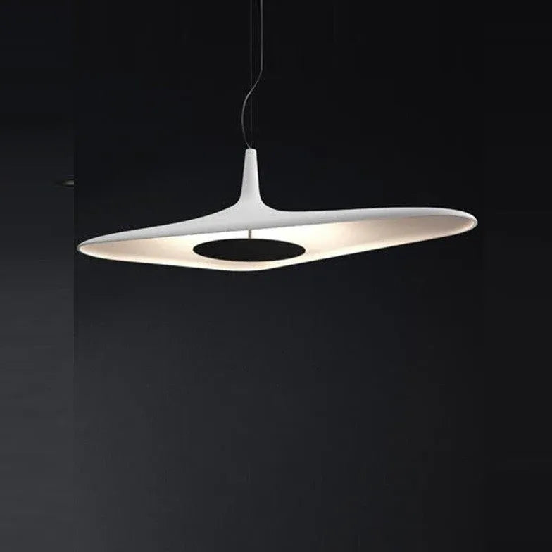 Black Light Single Pendant For Living Room Carins Resin Warm White Led Ip20