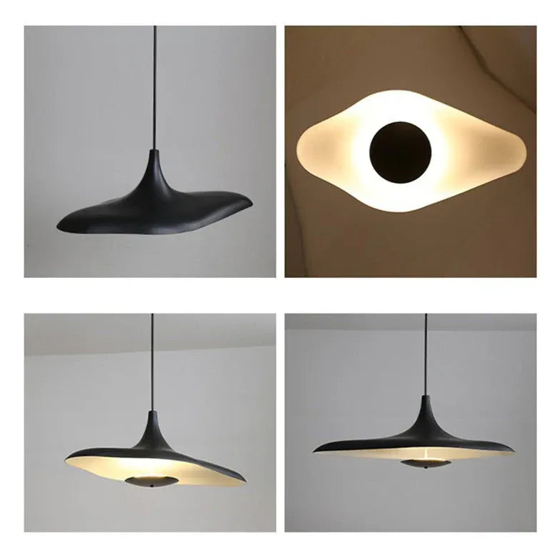 Black Light Single Pendant For Living Room Carins Resin Warm White Led Ip20