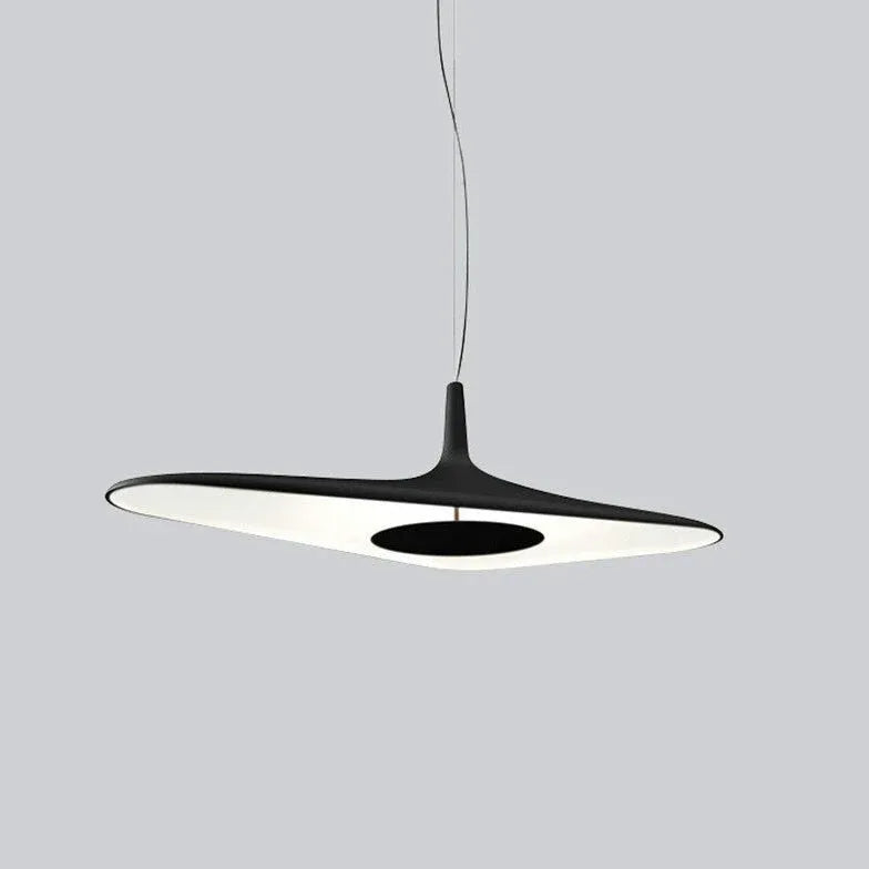 Black Light Single Pendant For Living Room Carins Resin Warm White Led Ip20