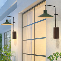 Green Outdoor Wall Light Cone Carins Metal Led Outdoor Ip65