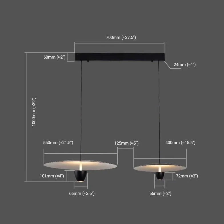 Black Light Single Pendant For Bedroom Carin Metal Led