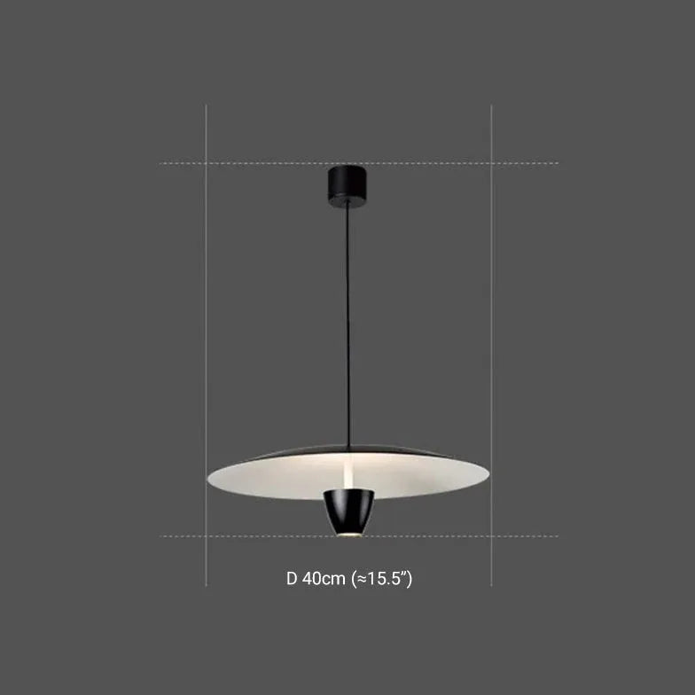 Black Light Single Pendant For Bedroom Carin Metal Led