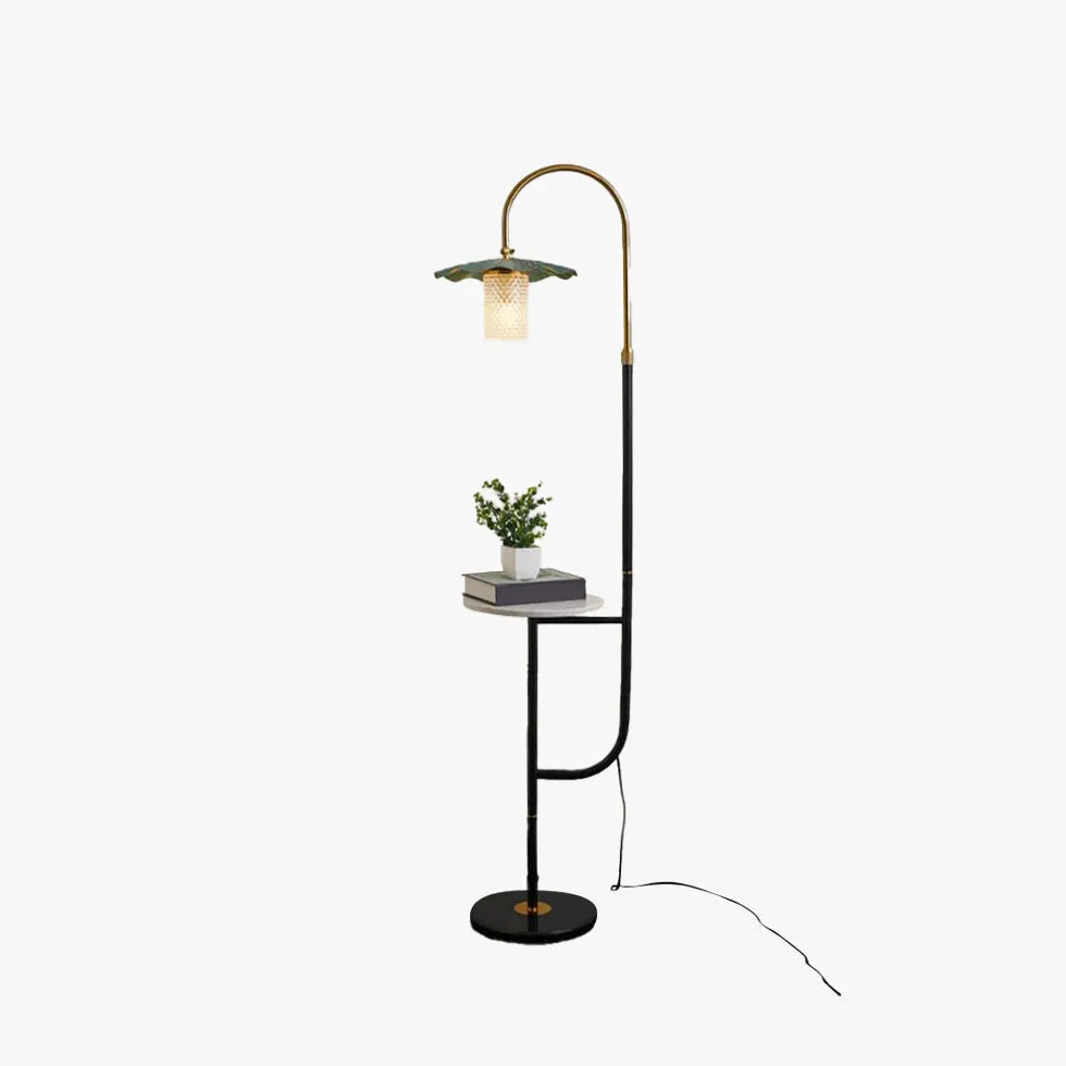 Green Floor Lamp For Children's Room Carins Metal Led Ip20