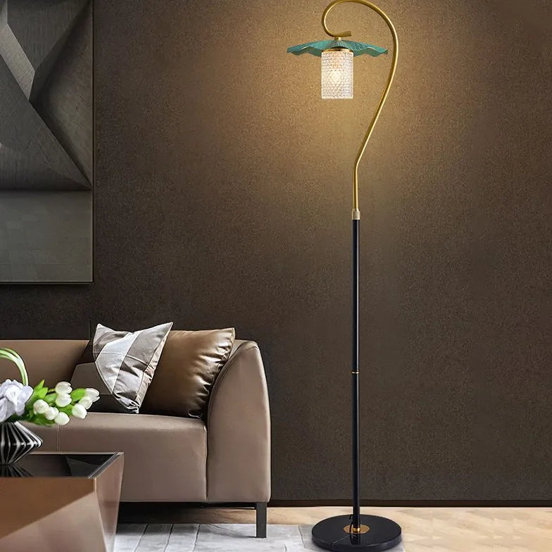 Green Floor Lamp For Children's Room Carins Metal Led Ip20