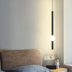 Bedside Pendant Light For Bedroom Linear Modern Metal