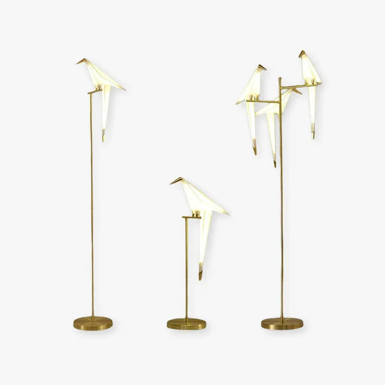 Clifford Nordic Bird Table Lamp, Gold