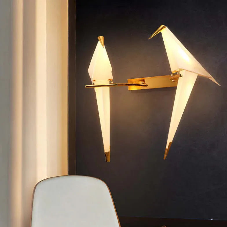 Double Arm Wall Light Matel Warm White