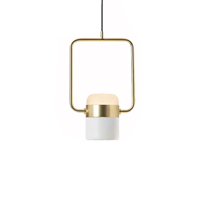 Gold Light Single Pendant For Bedroom Cooley Metal & Glass Led