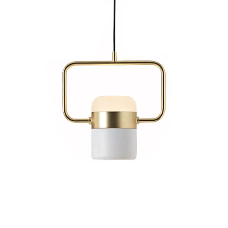 Gold Light Single Pendant For Bedroom Cooley Metal & Glass Led