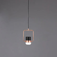 Gold Light Single Pendant For Bedroom Cooley Metal & Glass Led