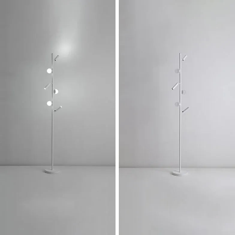 Floor Lamp For Bedroom Cooley Metal & Acrylic Ip20 Plug Led