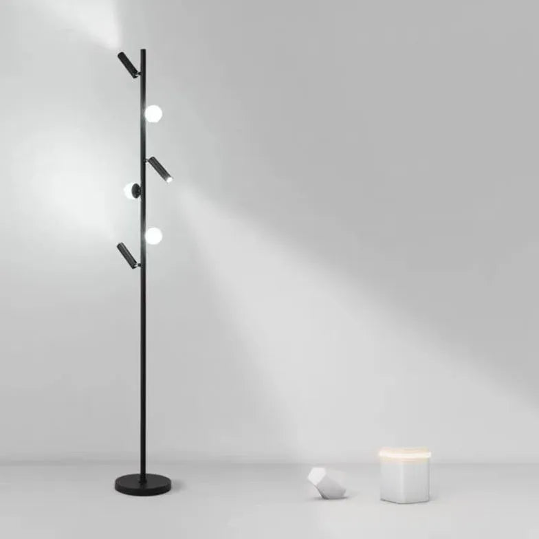 Floor Lamp For Bedroom Cooley Metal & Acrylic Ip20 Plug Led