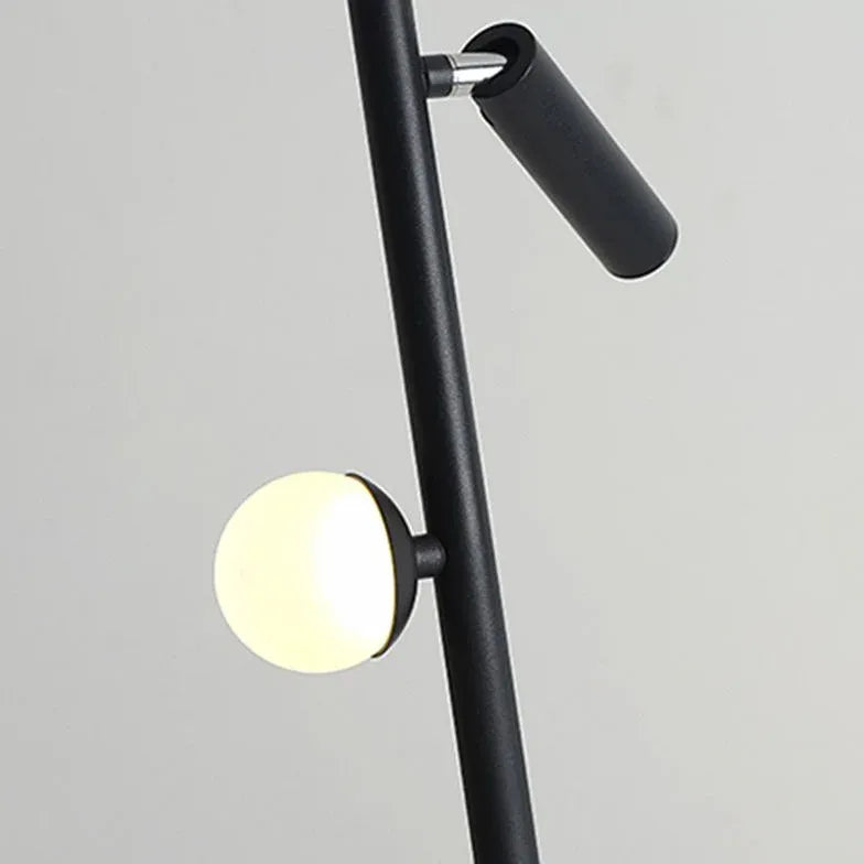 Floor Lamp For Bedroom Cooley Metal & Acrylic Ip20 Plug Led