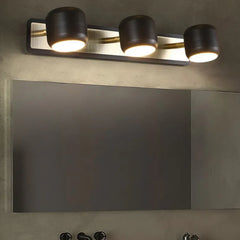 Black Chandelier For Bathroom Cooley Metal Ip44 Led Warm White