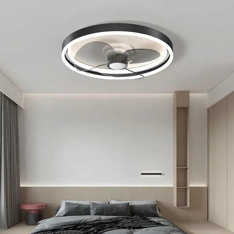 Ceiling Fan With Light For Bedroom Edge Metal Ip20 Dimmable