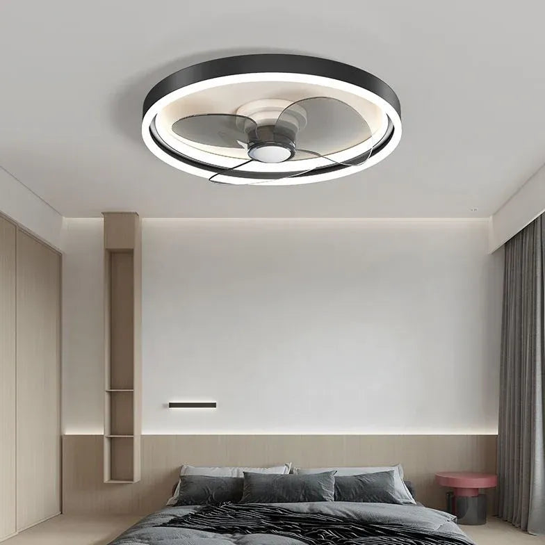 Ceiling Fan With Light For Bedroom Edge Metal Ip20 Dimmable