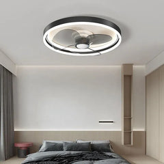 Ceiling Fan With Light For Bedroom Edge Metal Ip20 Dimmable