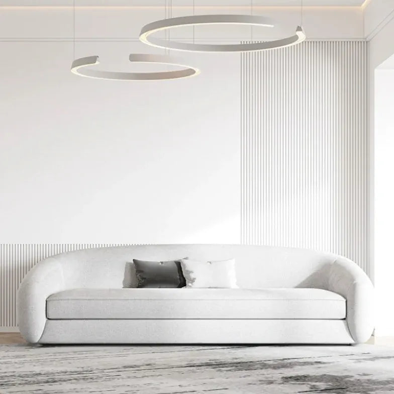 Light Single Pendant For Bedroom Circle Edge Metal Ip20 Led