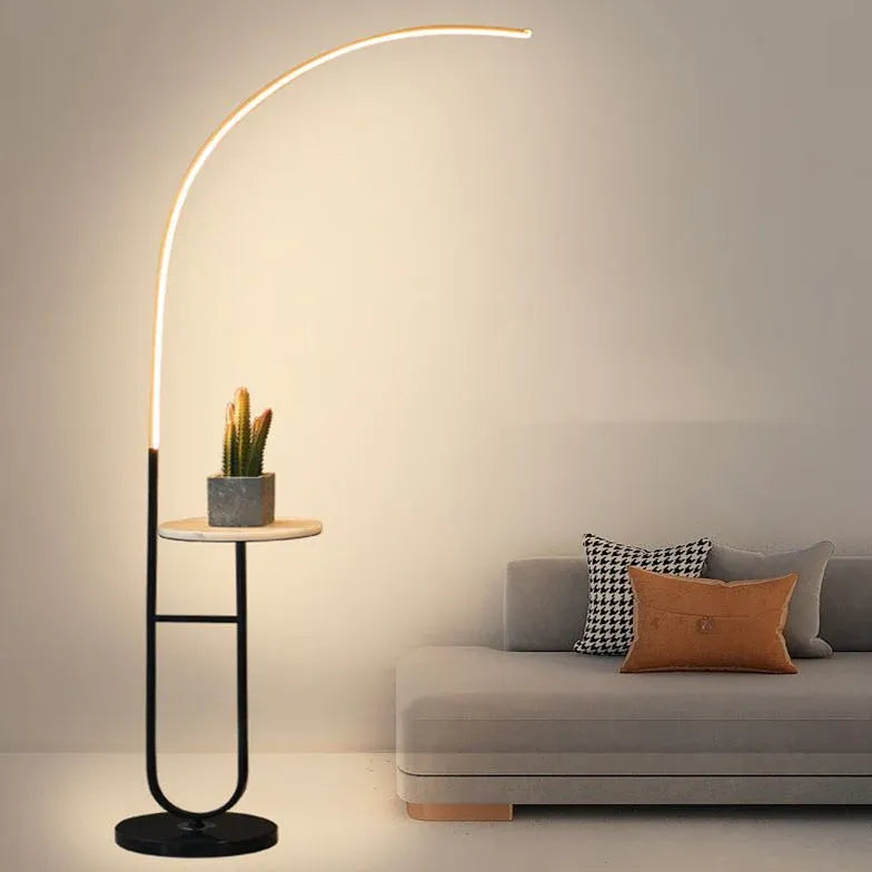 Black Floor Lamp For Bedroom Edge Stone Dimmable