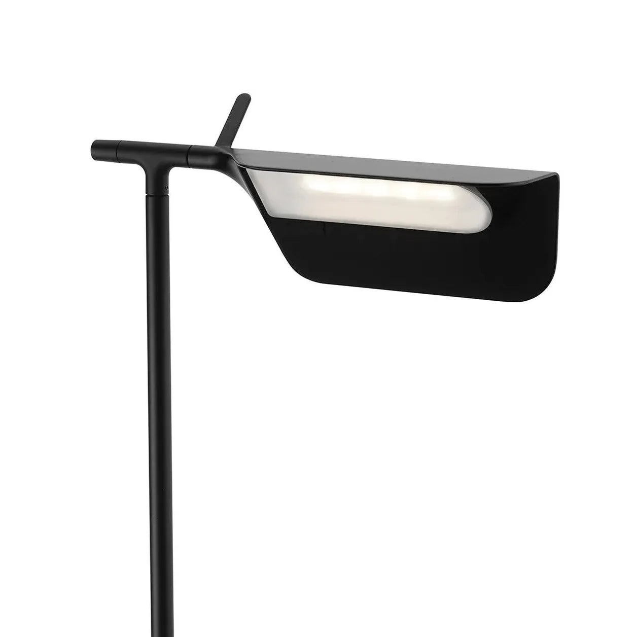 Black Floor Lamp For Bedroom Linear Edge Metal & Acrylic Plug Led Ip20