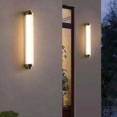 Black Led Edge Metal Outdoor Wall