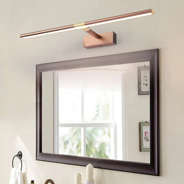 Mirror Light For Bathroom Linear Edge Metal Led