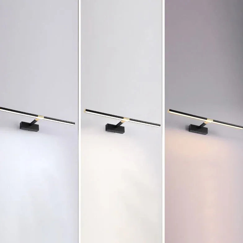 Mirror Light For Bathroom Linear Edge Metal Led