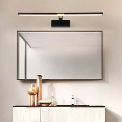 Mirror Light For Bathroom Linear Edge Metal Led