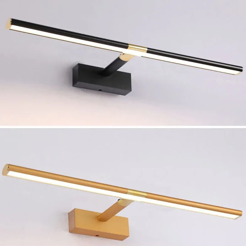 Mirror Light For Bathroom Linear Edge Metal Led