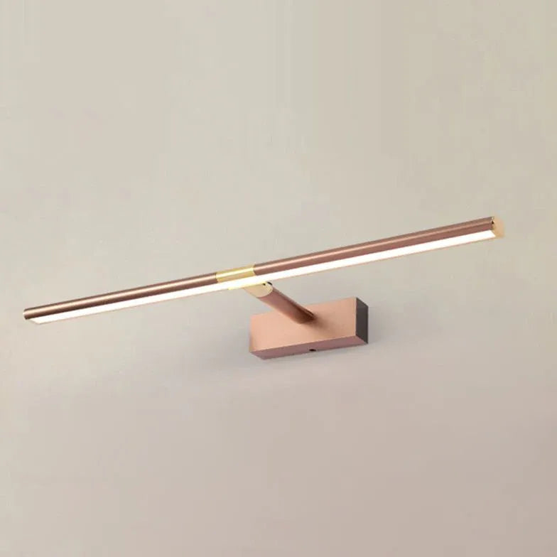 Mirror Light For Bathroom Linear Edge Metal Led