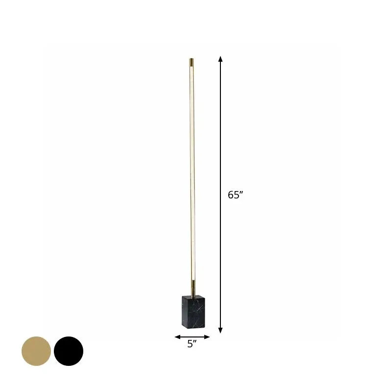 Black Floor Lamp For Bedroom Linear Edge Metal Ip20 Led Strip Plug