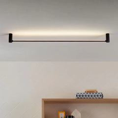 Flush Light For Kitchen Linear Edge Metal & Acrylic Ip20 Led