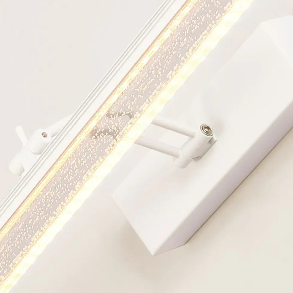 Black Mirror Light For Bathroom Linear Edge Metal Led Ip44 Dimmable