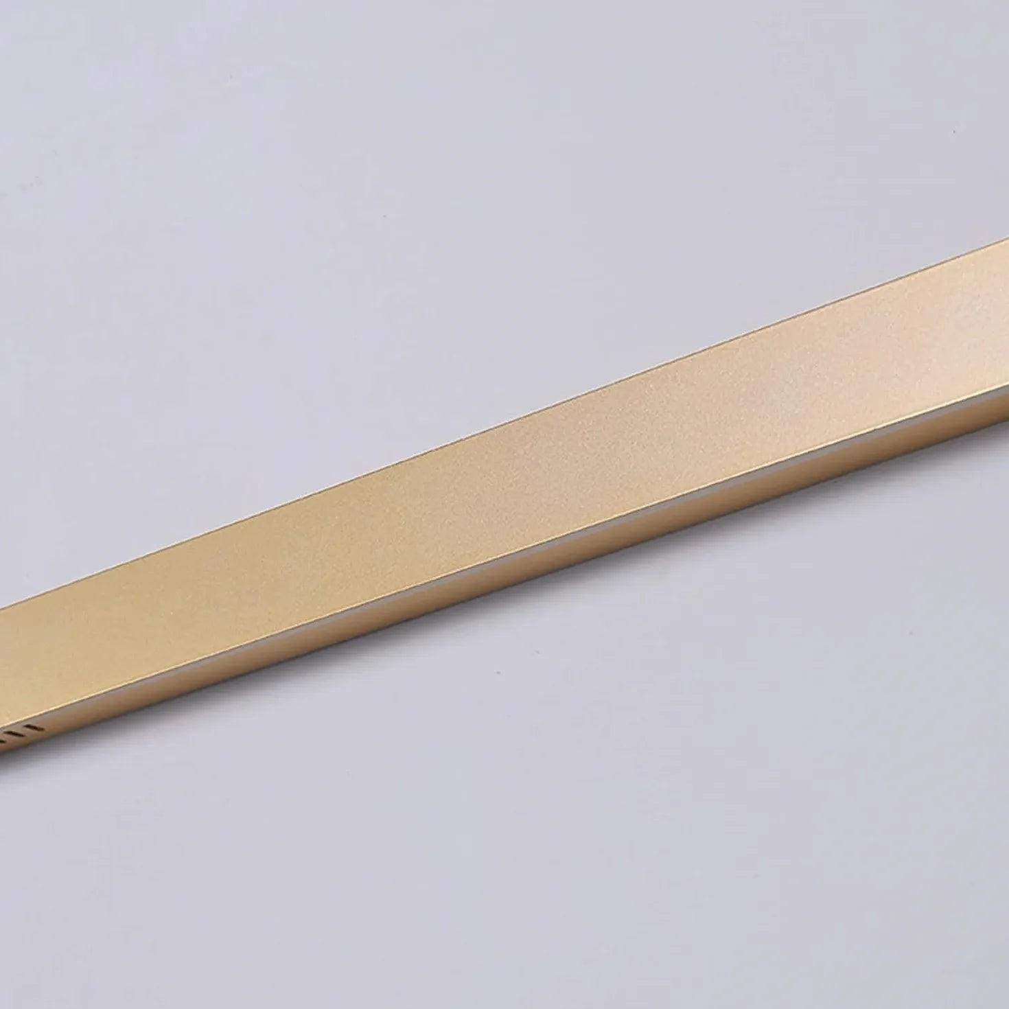 Black Flush Light For Bedroom Linear Edge Metal Led