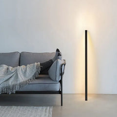 Black Floor Lamp For Bedroom Linear Edge Metal Led Strip Ip20 Plug