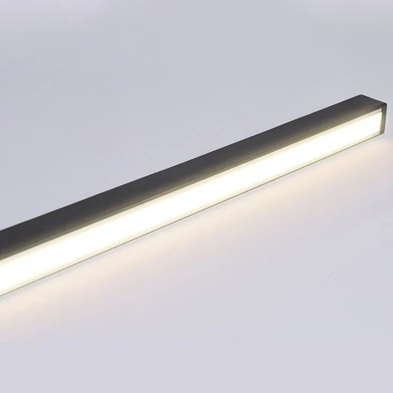 Black Floor Lamp For Bedroom Linear Edge Metal Led Strip Ip20 Plug