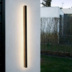 Outdoor Wall Light Linear Edge Acrylic Led Warm White Ip65