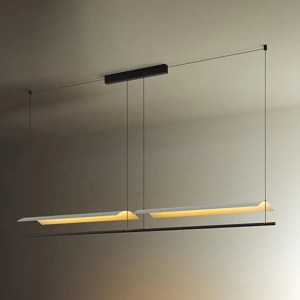 Bar Pendant Light For Living Room Linear Edge Metal & Acrylic Led Ip20