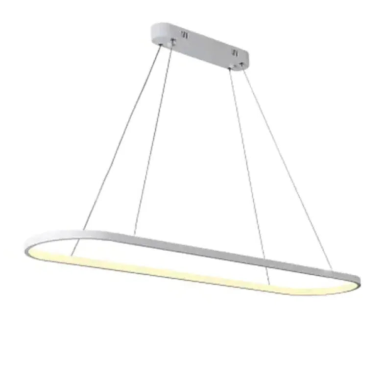 Bar Pendant Light Oval Edge Metal Ip20