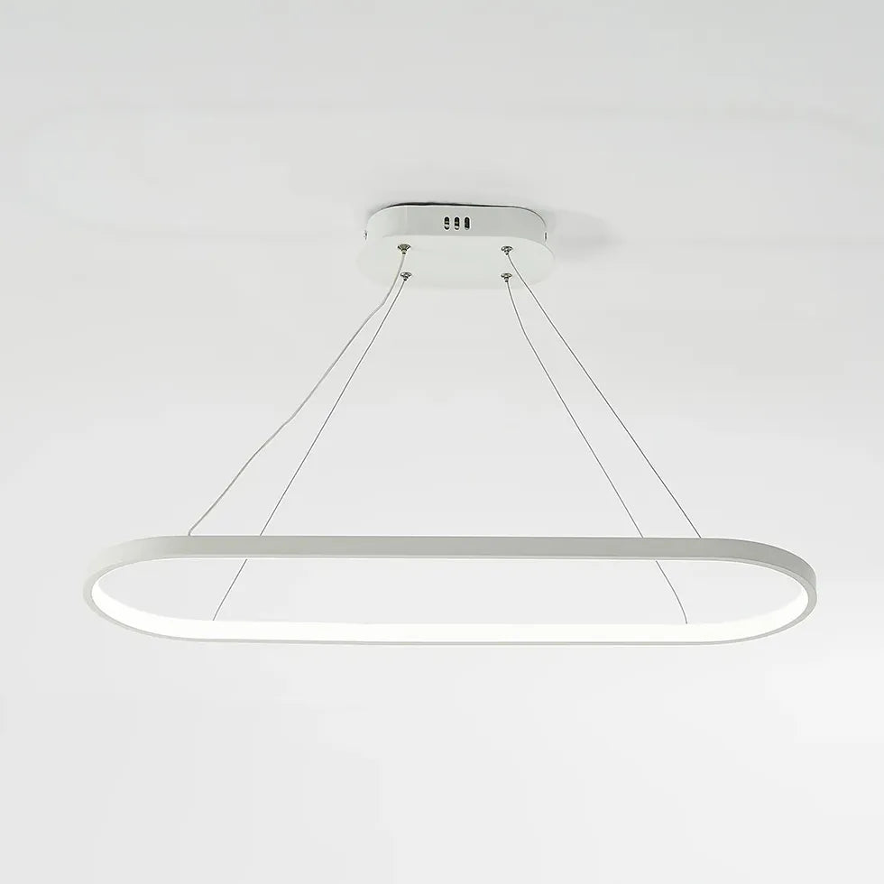 Bar Pendant Light Oval Edge Metal Ip20