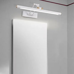 Black Mirror Light For Bathroom Edge Metal